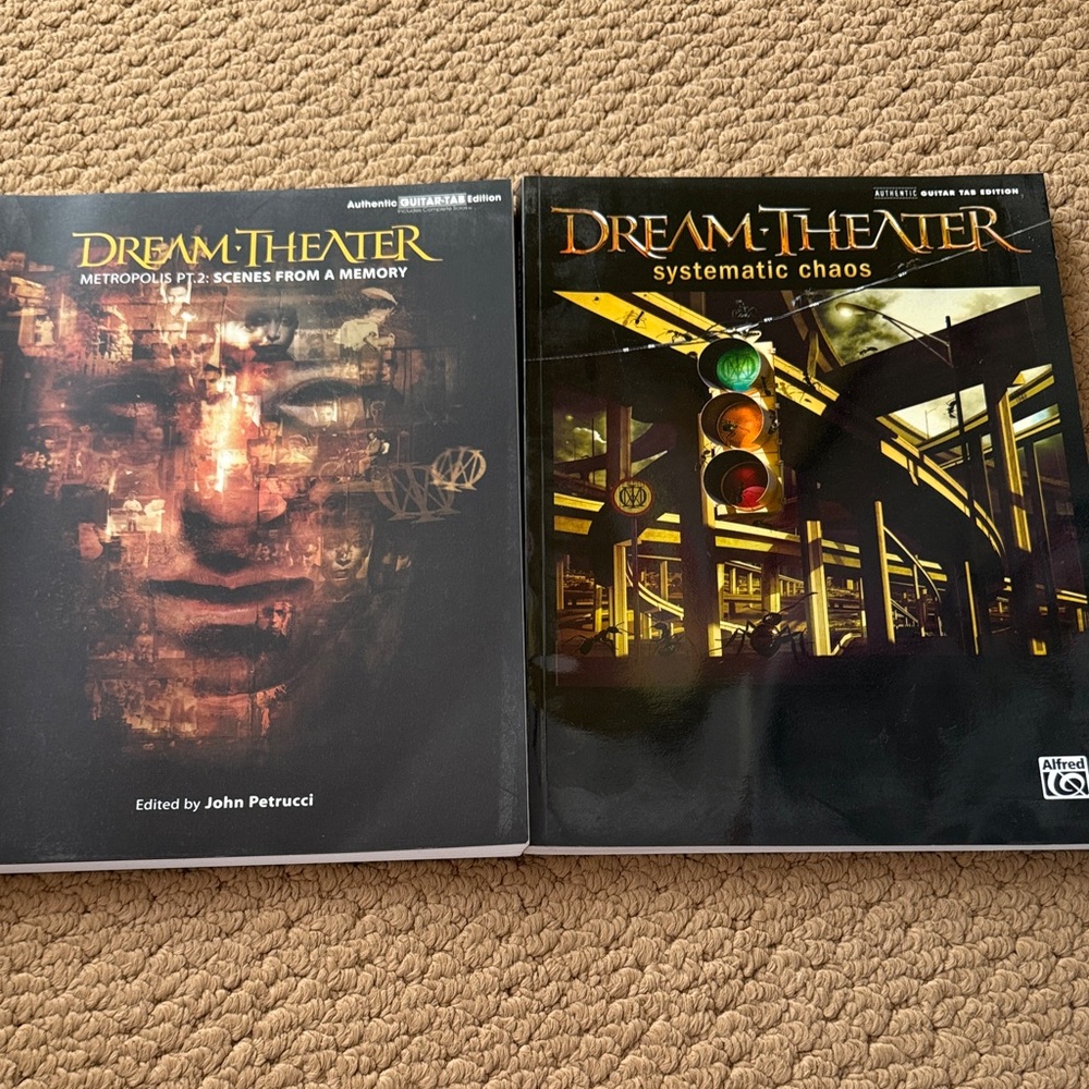 Dream Theater Music Books Set